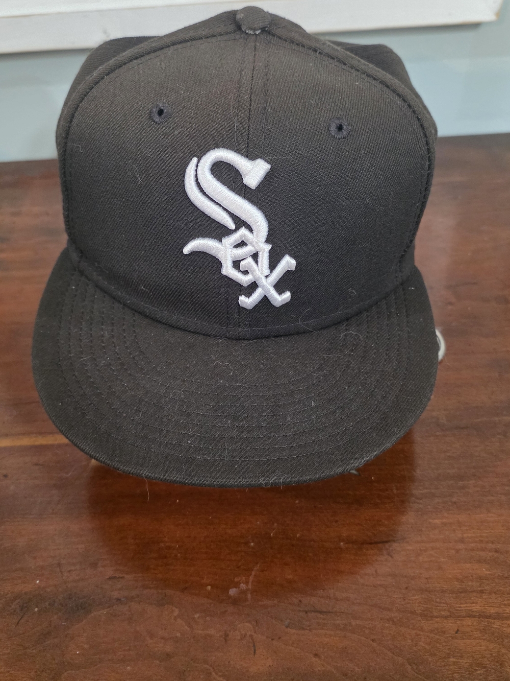 New Era Kids Black Baseball Cap with White Sox Logo